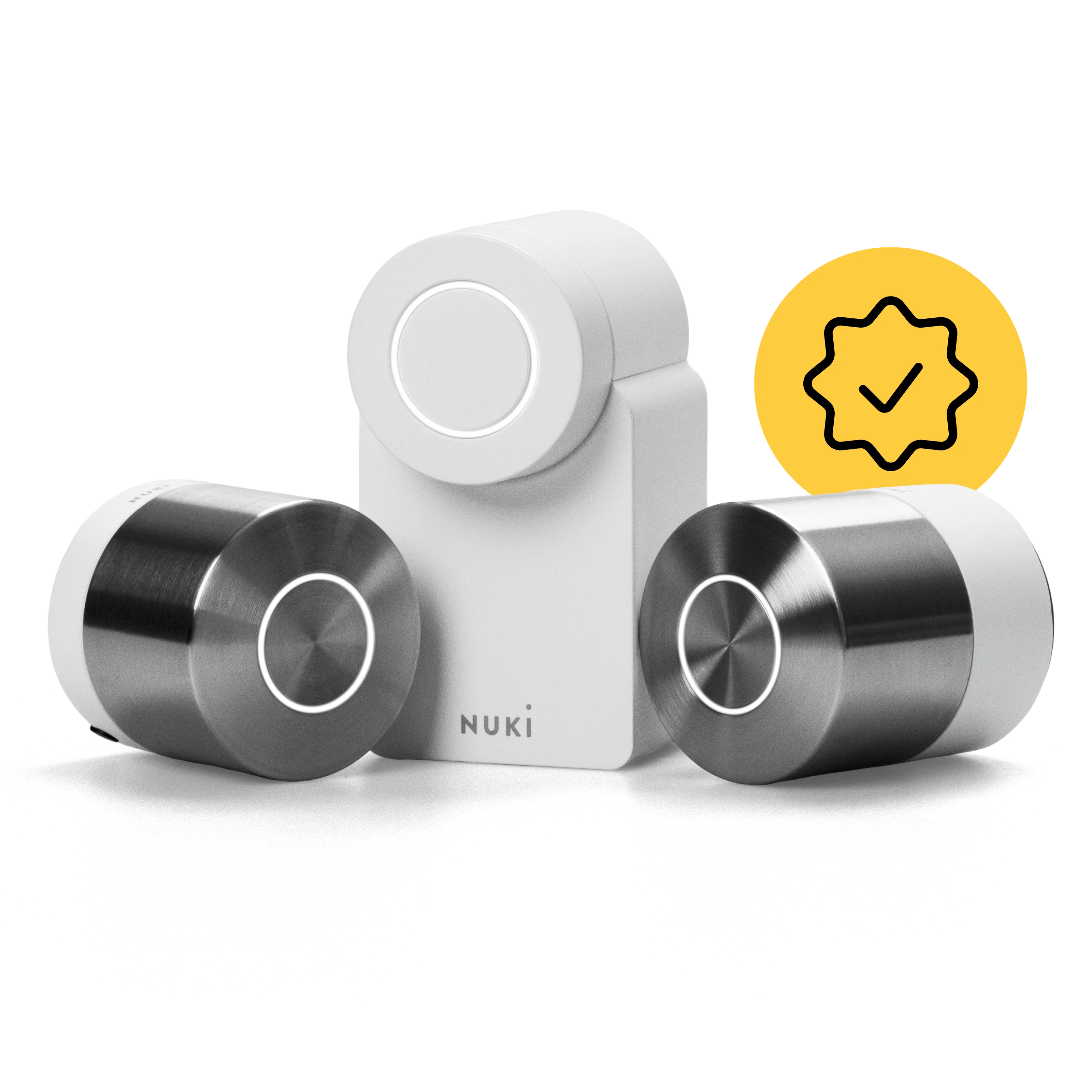 Nuki Smart Locks avec badge de qualité – sécurité et performance certifiées.